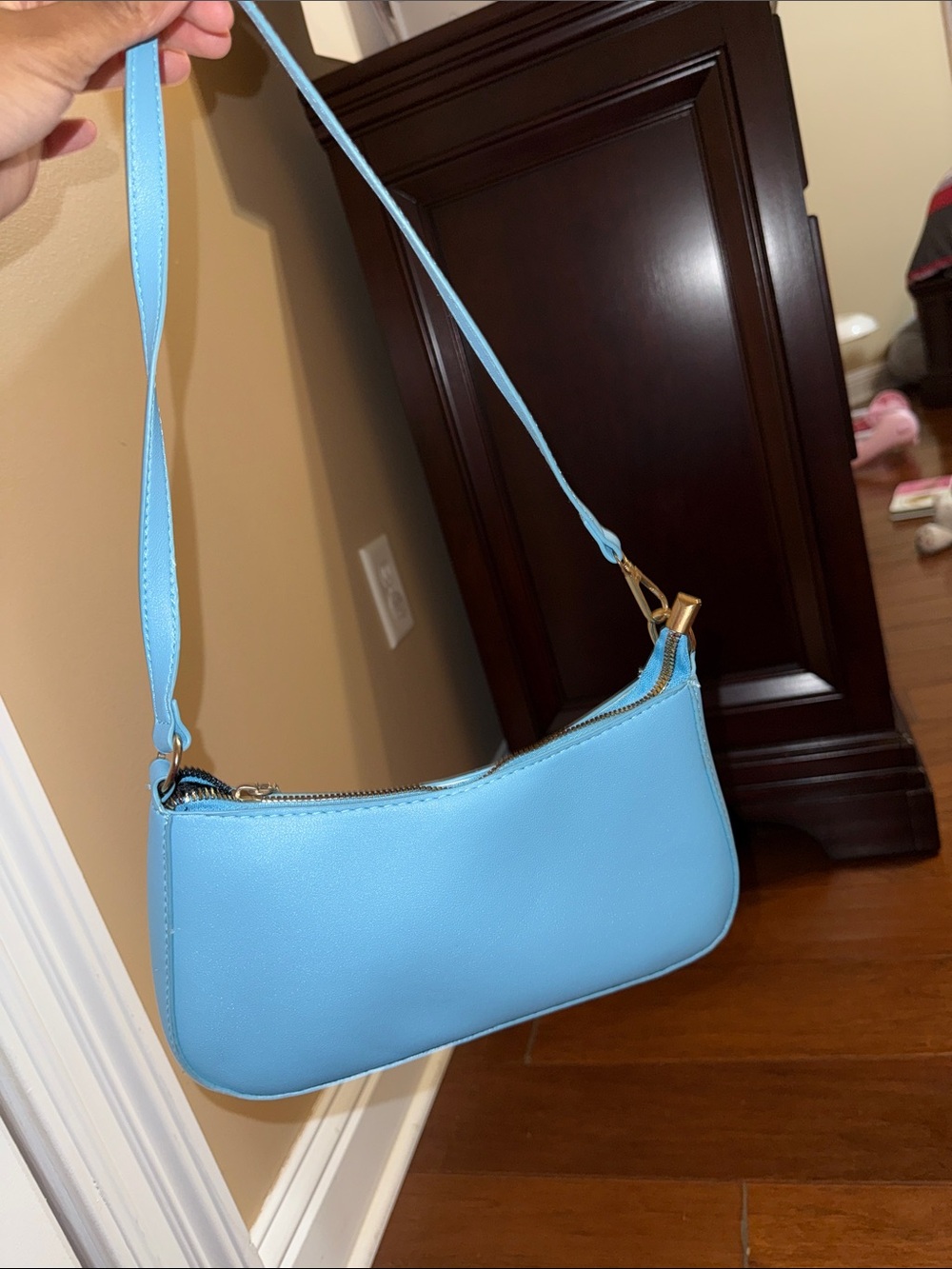 SHEIN Sky Blue Mini Shoulder Bag